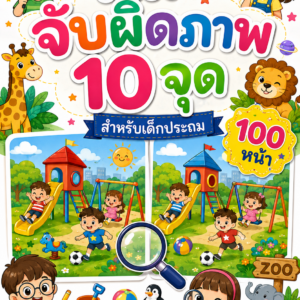 เกมจับผิดภาพ 10 จุด สำหรับเด็ก